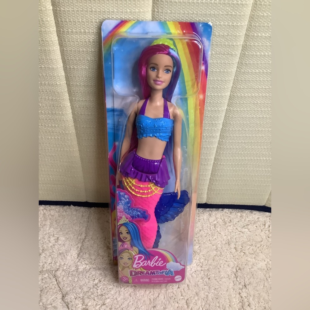 Barbie Dreamtopia Mermaid Doll - Pink, Blue, Purple